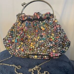 Elegant Multicolor Beaded Women's Bag